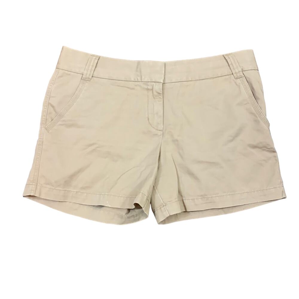 J Crew Classic Twill Chino Khaki Shorts